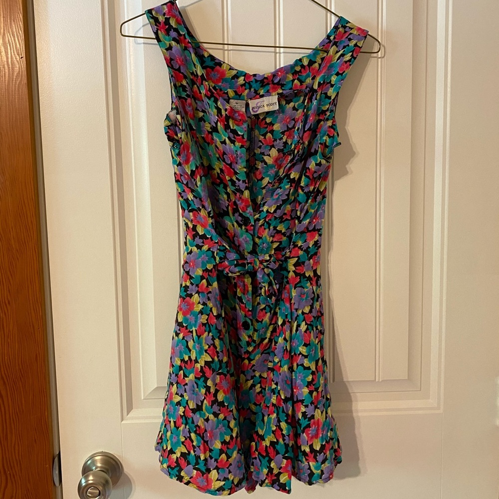 Vintage Floral Romper